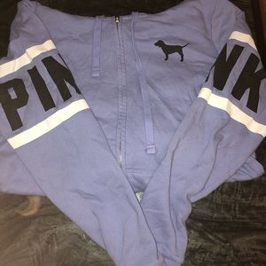 PINK zip up hoodie